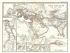 1865 Spruner Map of the World under the Assyrian Empire