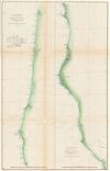 1871 U.S. Coast Survey Map of the Oregon and Nothern California Coastline