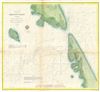 1862 U.S. Coast Survey Map of Oregon Inlet, North Carolina