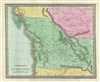 1833 Burr Map of Oregon Territory