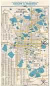 1947 Cobb City Plan or Map or Orlando and Winter Park, Florida