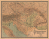 1882 Baur Enormous Folding Wall Map of the Austro-Hungarian Empire