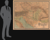 1882 Baur Enormous Folding Wall Map of the Austro-Hungarian Empire