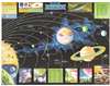 1958 Rand McNally Pictorial Map of the Solar System and Outer Space