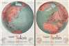 1943 Manning World War II Propaganda Maps: Target Berlin and Target Tokyo