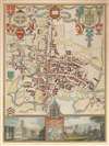1837 Moule Map of Oxford, England