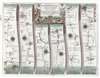 1698 Ogilby Strip Map of the Road between Oxford and Bristol