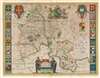 1662 Joan Blaeu Map of Oxfordshire