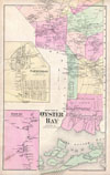 1873 Beers Map of Oyster Bay, Queens, New York City