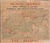 1911 Waterlow Map of the World and the British Telegraph Network