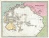 1835 Bradford Map of the Pacific Ocean, Australia and Polynesia