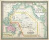 1854 Mitchell Map of the Pacific Ocean and Australia