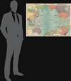 1935 Japanese Propaganda Map of Pacific World War II Theater (WWII)