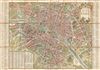 1781 Esnauts and Rapilly Case Map of Paris, France