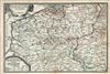 1701 De Fer Map of Flanders (Belgium, Luxembourg, Holland)