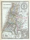 1852 Meyer Map of Palestine, Israel or the Holy Land