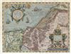 1584 Ortelius Map of Palestine, Israel or the Holy Land