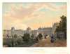 1845 Arnout View of the Palais des Tuileris in Paris, France
