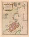 1764 Bellin City Plan or Map of Palermo, Italy