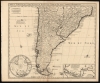 1710 Elizabeth Verseyl Visscher map of Patagonia and Tierra del Fuego