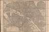 1833 Andriveau-Goujon City Plan or Map of Paris, France