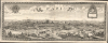 1660 Nicolas Berey View Map of Paris, France