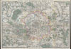 1880 Clerot Pocket Map of Paris and Environs, France