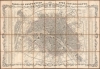 1849 Dyonnet and Leroy City Plan or Map of Paris, France
