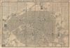 1843 Logerot Map of Paris, France