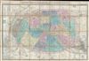 1869 Logerot Map of Paris, France