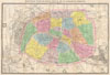 1878 Logerot Map of Paris, France