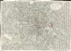 1823 Martin City Plan or Map of Paris, France