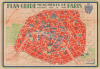 1942 SERP Tourist Map of Paris during German Occupation