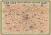 1942 SERP Tourist Map of Paris during German Occupation