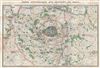1870 Vuillemin Pictorial Map of Paris and Environs