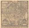 1652 Gomboust Map of Paris, France (c. 1900 Taride reissue)