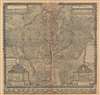 1652 Gomboust Map of Paris, France (c. 1900 Taride reissue)