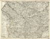 1712 De L'Isle Map of the southern Picardy, France (Maroilles Cheese Region)