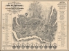 1885 Escuela de Artes Map of the Paso de Quinteros, Uruguay