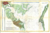 1857 U.S. Coast Survey Map or Chart of the Patapsco River, Chesapeake Bay and Baltimore