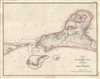 1854 Pharoah Map of the Rameswaram or Pamban Island in Southern India