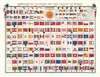 1850 Basset Chart of the Flags of Nations