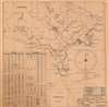 1944 U.S. Navy Map of Pearl Harbor, Hawaii, Ship Moorings and Navigation Aids