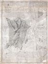 1874 Admiralty Map of Penang (Prince of Wales Island), Malaysia