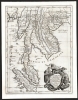 1683 Cantelli da Vignola Map of Southeast Asia: Malay, Singapore, Thailand