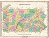 1827 Finley Map of Pennsylvania