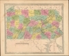 1849 Greenleaf Map of Pennsylvania
