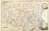 1811 Reading Howell Map of Pennsylvania