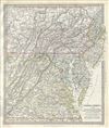 1833 S.D.U.K. Map of Pennsylvania, Virginia, Maryland, Delaware and New Jersey