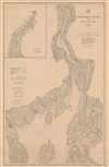 1892 U.S.C.G.S. Nautical Chart of the Penobscot River and Belfast Bay, Maine